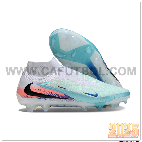 Nike Botas De Fútbol Phantom GX III Elite FG Verde/Blanco/Naranja