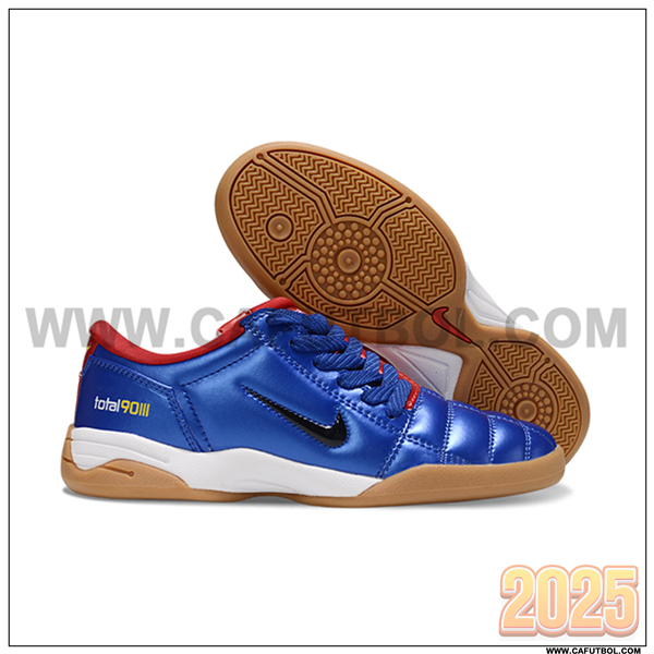 Nike Botas De Fútbol T90 IC Azul
