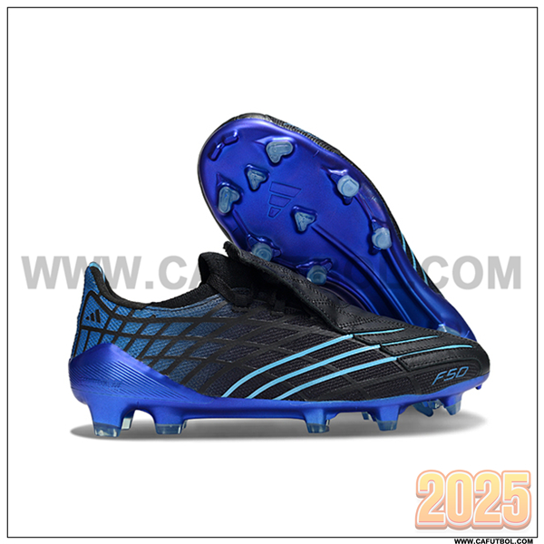 Adidas Botas De Fútbol F50 Elite FG Negro/Azul