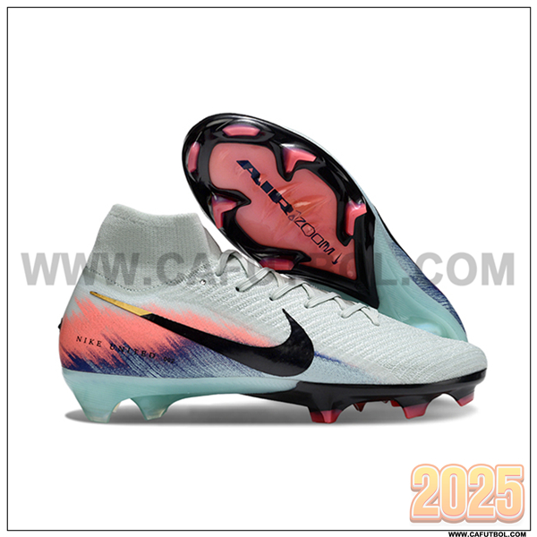 Nike Botas De Fútbol Air Zoom Mercurial Superfly IIX Elite FG Azul/Negro/Rosa