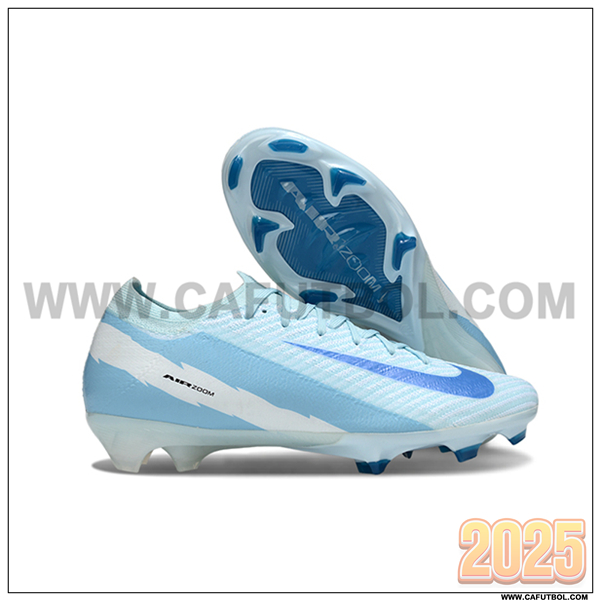 Nike Botas De Fútbol AIR Zoom Mercurial Vapor 16 Elite XXV FG Azul/Blanco -02