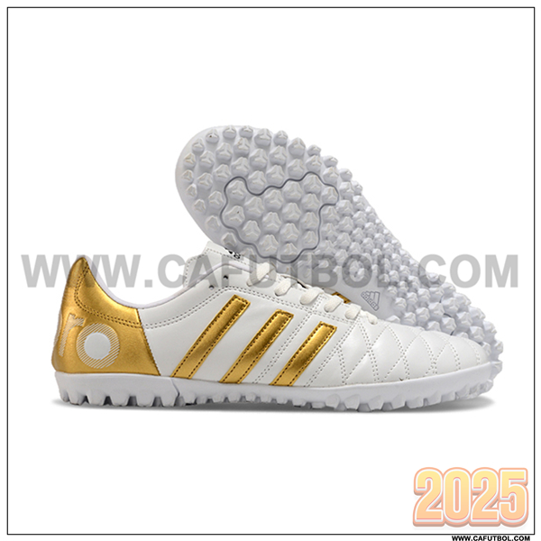 Adidas Botas De Fútbol X GHOSTED.4 TF Blanco/Amarillo