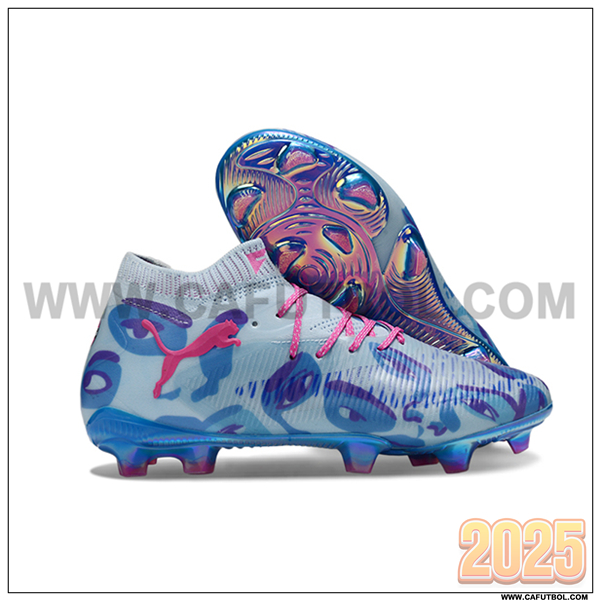 PUMA Botas De Fútbol FUTURE 8 ULTIMATE FG/AG Azul/Violeta -02