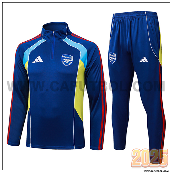 Chandal de Futbol Arsenal Azul/Amarillo/Rojo 2025 2026