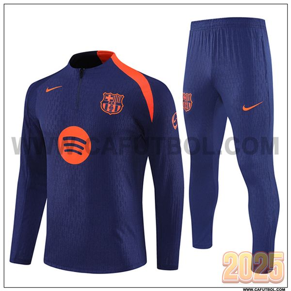 Chandal de Futbol FC Barcelona Azul/Naranja 2025 2026
