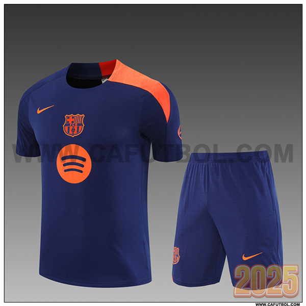 Camiseta Entrenamiento FC Barcelona Ninos Violeta/Naranja 2025 2026
