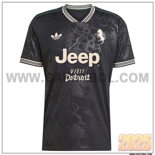 Nuevo Camiseta de Juventus Tercero 2025 2026 Negro