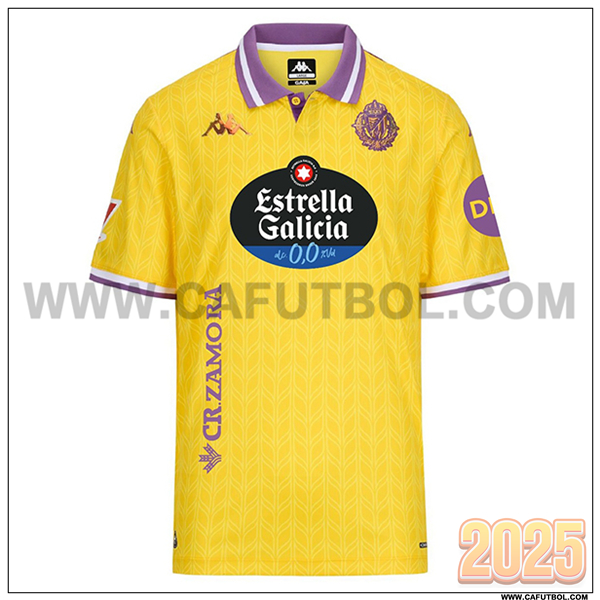 Nuevo Camiseta de Real Valladolid Tercero 2025 2026 AMARILLO