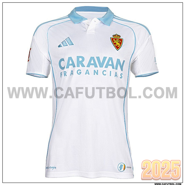 Nuevo Camiseta de Real Zaragoza Primera 2025 2026 Blanco