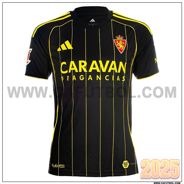 Nuevo Camiseta de Real Zaragoza Segunda 2025 2026 Negro