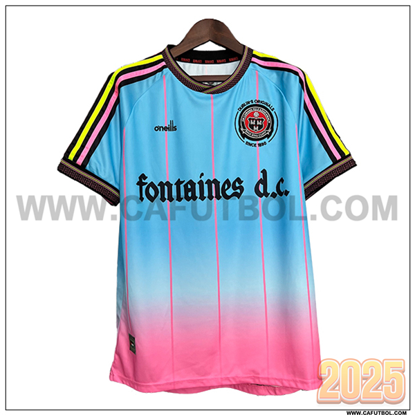 Nuevo Camiseta de Bohemian FC Tercero 2025 2026 Rose/Azul