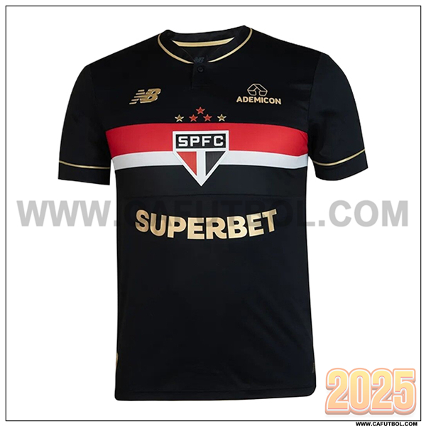Nuevo Camiseta de Sao Paulo FC Tercero 2025 2026 Negro