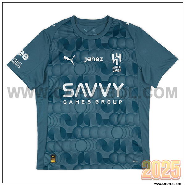 Nuevo Camiseta de Al-Hilal Tercero 2025 2026 Azul Marina