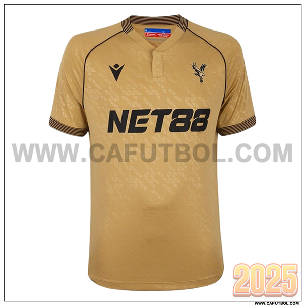 Nuevo Camiseta de Crystal Palace Tercero 2025 2026 Dorado