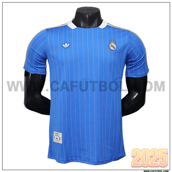 Camiseta Futbol Real Madrid Edicion especial 2025 2026 Azul