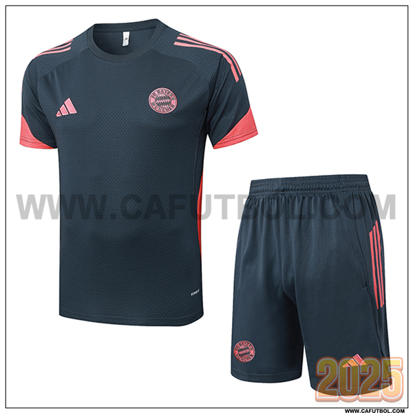 Camiseta Entrenamiento Bayern Munich Gris/Naranja 2025 2026 -02