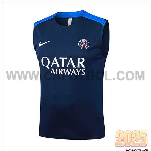 Chalecos De Futbol PSG azul real 2025 2026