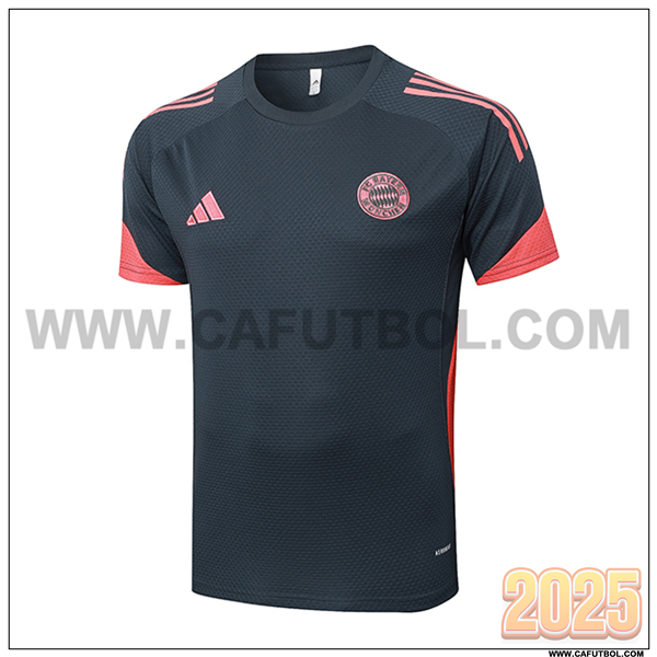 Camiseta Entrenamiento Bayern Munich Gris/Naranja 2025 2026 -02