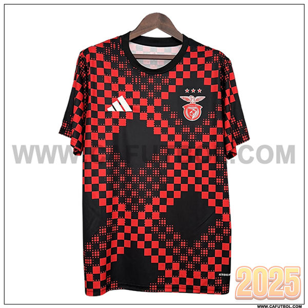 Camiseta Entrenamiento S.L.Benfica Rojo/Negro 2025 2026 -03