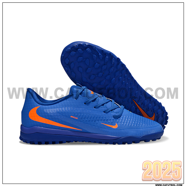 Nike Botas De Fútbol Phantom 6 Low Academy "Erling Haaland" Azul/Naranja