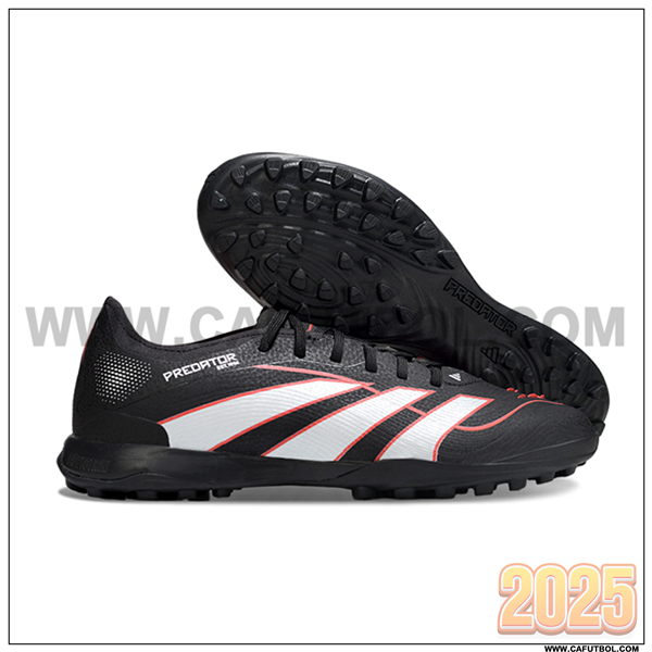 Adidas Botas De Fútbol PREDATOR 25 ELITE TF BOOTS Negro/Blanco/Rojo -02