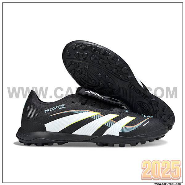 Adidas Botas De Fútbol PREDATOR LEAGUE FT TURF Negro/Blanco