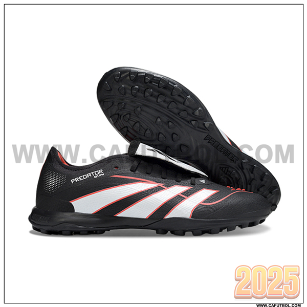 Adidas Botas De Fútbol PREDATOR LEAGUE FT TURF Negro/Blanco/Rojo