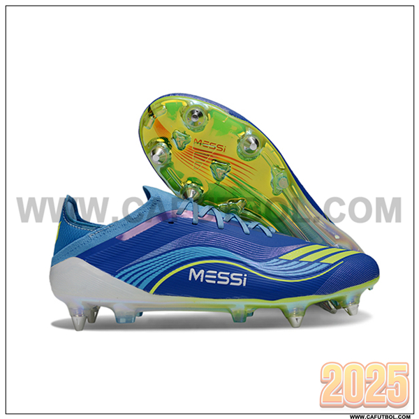 Adidas Botas De Fútbol F50 Elite SG Azul/Violeta/Verde
