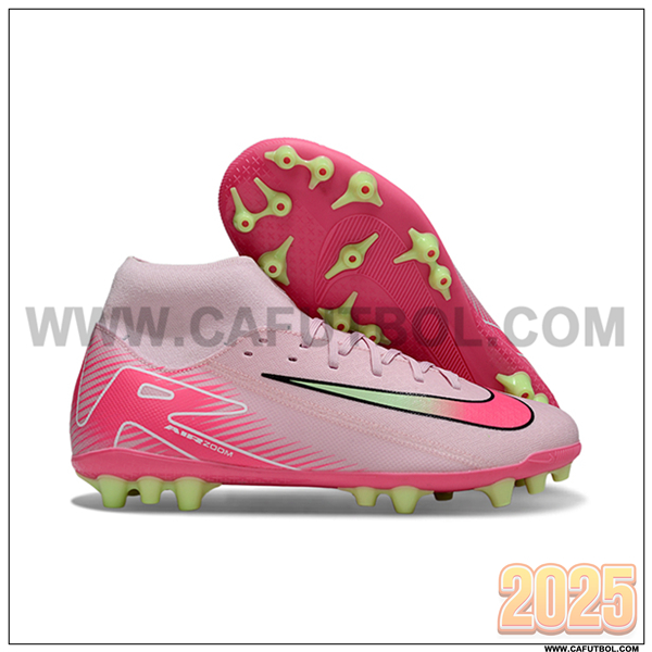 Nike Botas De Fútbol Mercurial Superfly 10 Academy Rosa/Verde