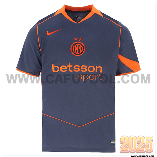Nuevo Camiseta de Inter Milan Tercero 2025 2026 Azul marino