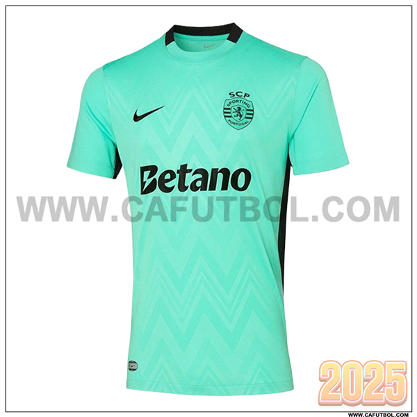 Nuevo Camiseta de Sporting Tercero 2025 2026 Verde