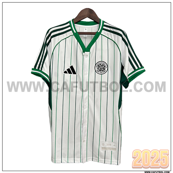 Camiseta Futbol Celtic FC Edicion Especial 2025 2026 Blanco