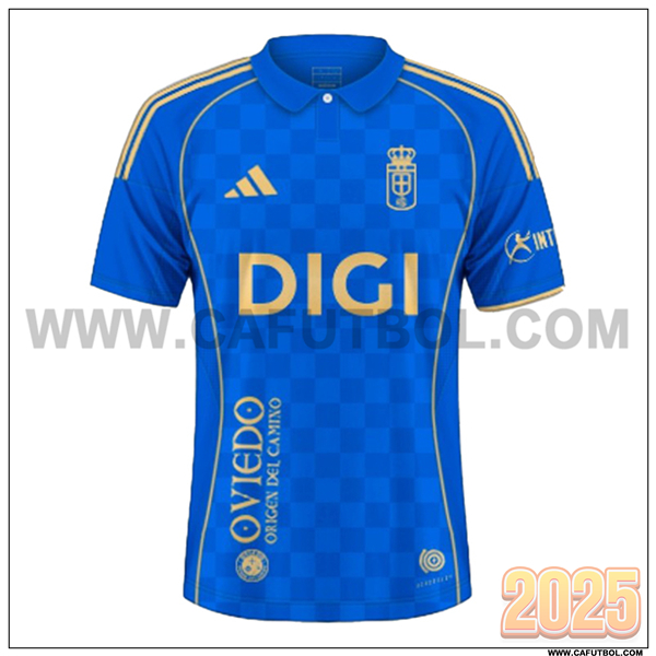 Nuevo Camiseta de Real Oviedo Primera 2025 2026 Azul