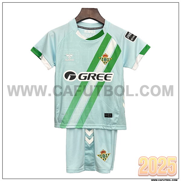 Nuevo Camiseta de Real Betis Segunda Ninos 2025 2026 Verde