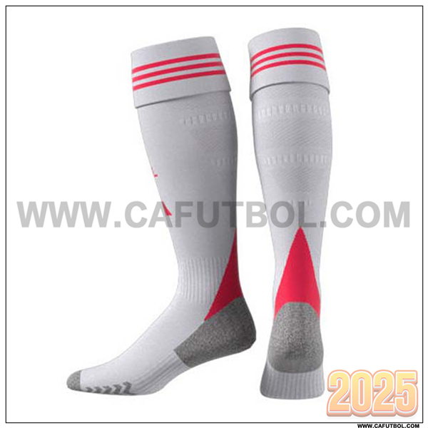 Tercero Calcetines Futbol Lyon OL Blanco 2025 2026