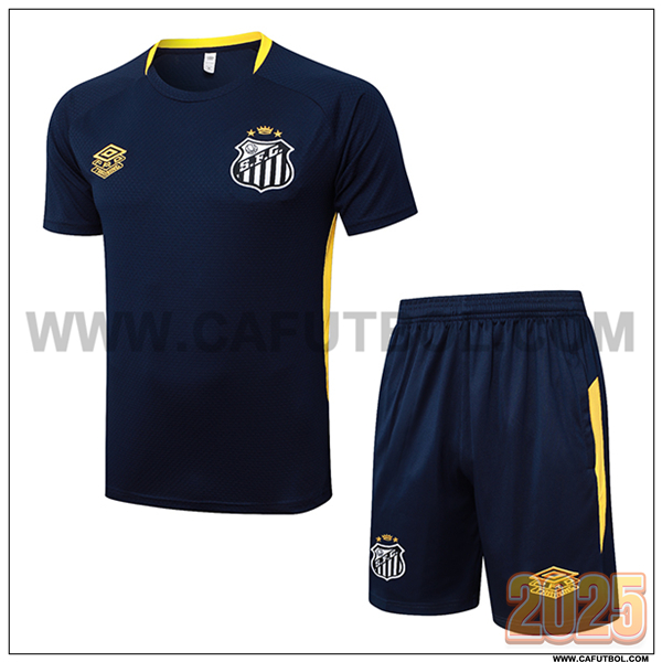 Camiseta Entrenamiento Santos Azul/Amarillo 2025 2026
