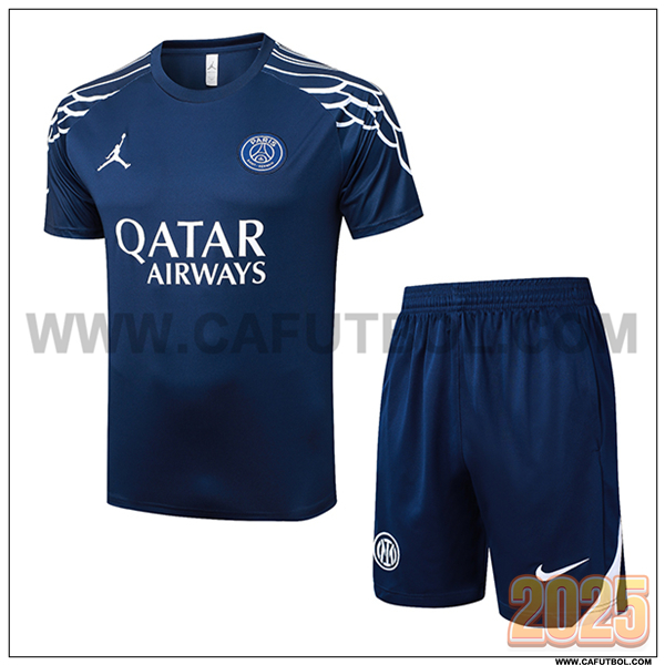 Camiseta Entrenamiento PSG azul real 2025 2026 -03