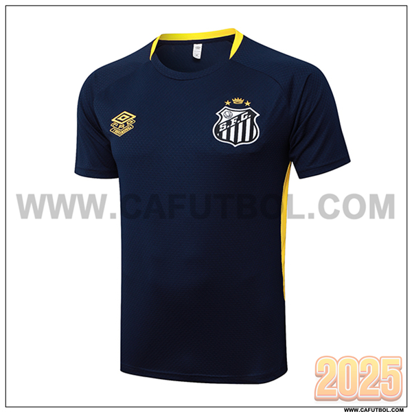 Camiseta Entrenamiento Santos Azul/Amarillo 2025 2026