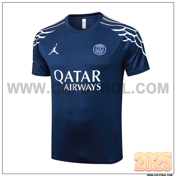 Camiseta Entrenamiento PSG azul real 2025 2026 -03