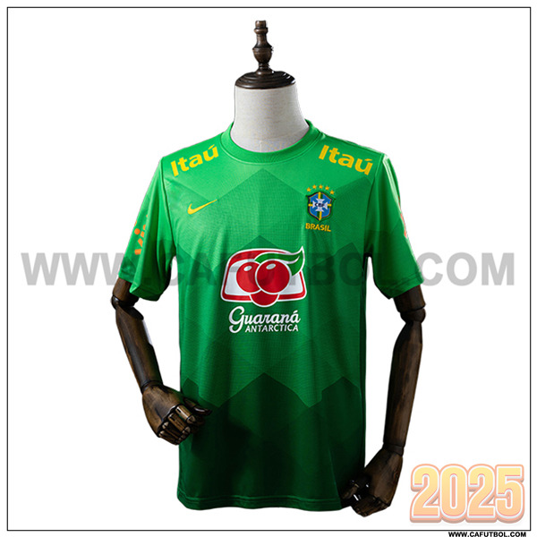 Camiseta Entrenamiento Brasil Verde 2025 2026