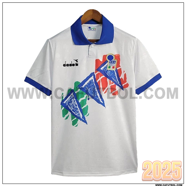 Camiseta Entrenamiento Italia Blanco/Azul 2025 2026