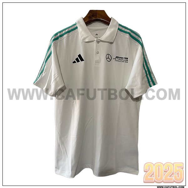 Polo F1 Mercedes Benz Team Blanco/Verde 2025
