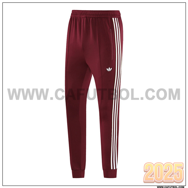 Pantalones Entrenamiento Arsenal Rojo/Blanco 2025 2026