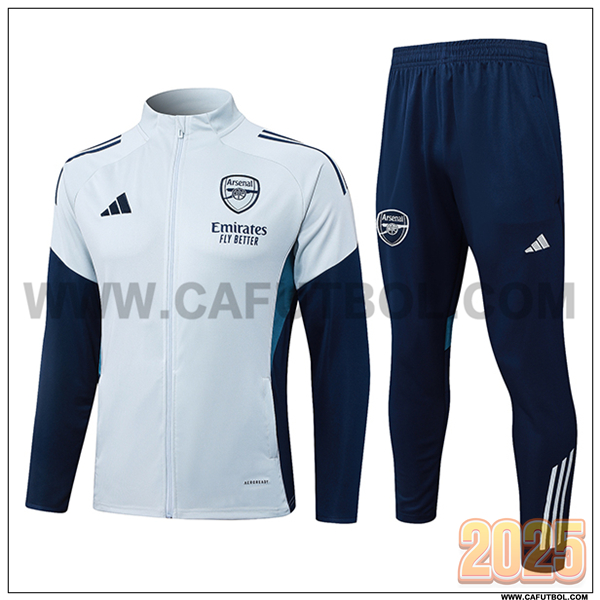 Chandal Chaquetas Futbol Arsenal Gris/Ble 2025 2026