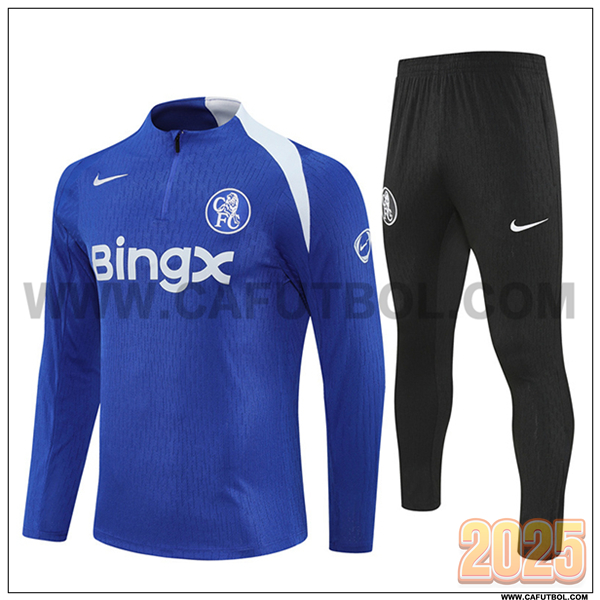 Chandal de Futbol FC Chelsea Azul/Blanco 2025 2026