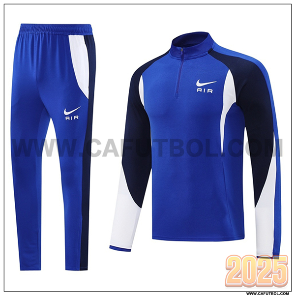 Chandal de Futbol Nike Azul/Blanco 2025 2026 -02