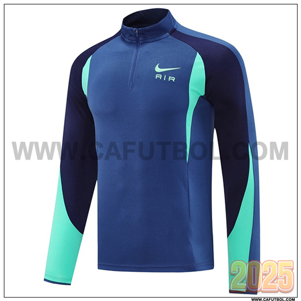 Sudadera de Entrenamiento Nike Azul/Verde 2025 2026
