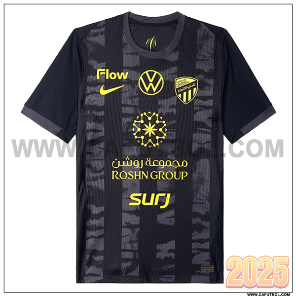 Nuevo Camiseta de Al-Ittihad Tercero 2025 2026 Negro