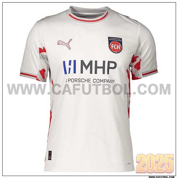 Nuevo Camiseta de FC Heidenheim Tercero 2025 2026 Blanco