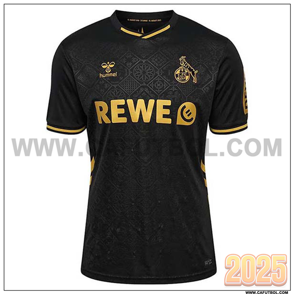 Nuevo Camiseta de FC Koln Tercero 2025 2026 Negro